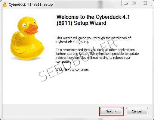 200 type set to a cyberduck for windows